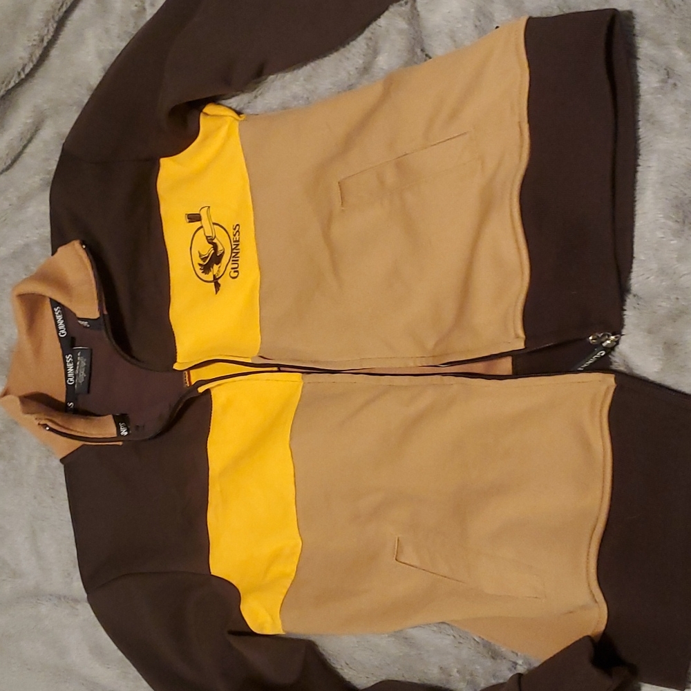 Size small Guinness zip up hoodie.